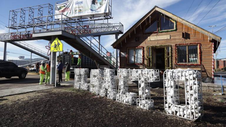 Pobladores de El Salto, en Durango, están a la espera de la primera nevada del año.