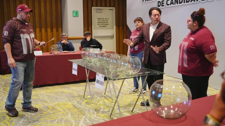 Jornada de sorteo de posiciones en la lista de candidaturas plurinominales.