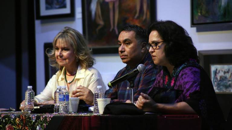 Cecilia Pablos, Ira Nieto y Enristran Yépiz.