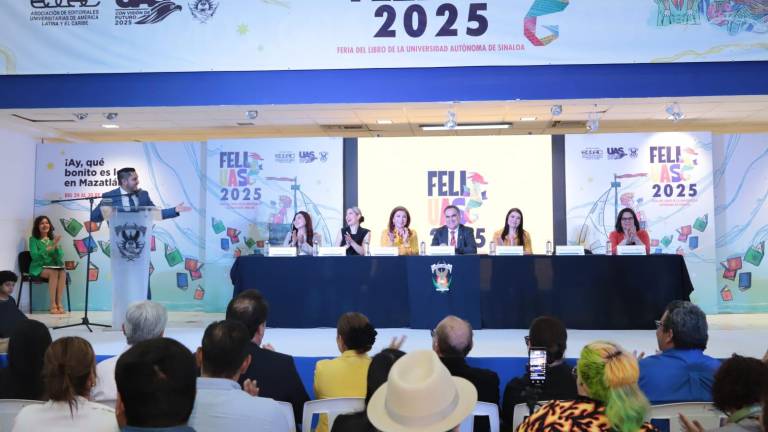 Inauguración de la edición 2025 de la Feria del Libro de la UAS, la FeliUAS.