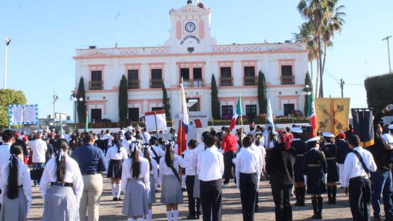 Conmemoración del Día de la Bandera en Rosario.