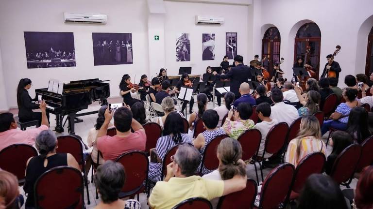 La Orquesta Infantil del Centro Municipal de las Artes ofreció el recital en el Museo de la Música.