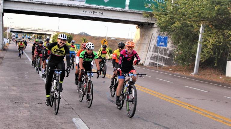 Los pedalistas tomaron la Maxipista para realizar el recorrido.