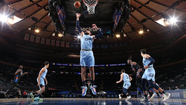 Los Grizzlies de Memphis no pudieron mantener la ventaja ante los Knicks de Nueva York.