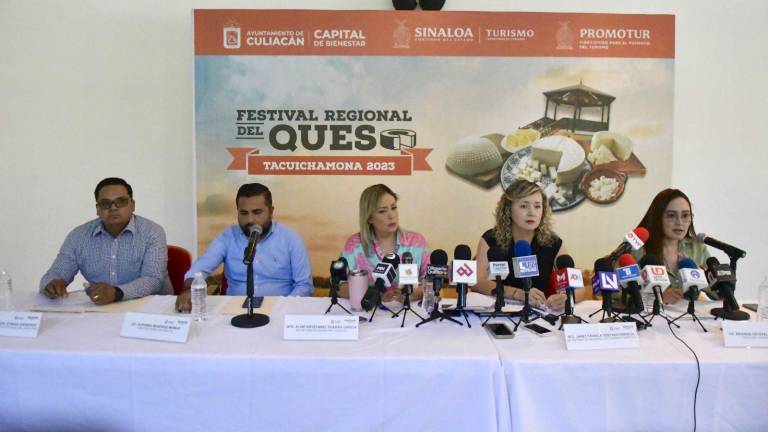 Anuncio de la Feria del Queso en Tacuichamona.