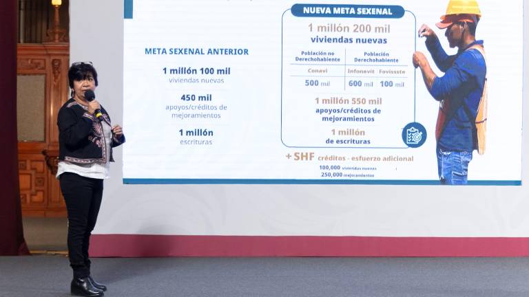 El Gobierno de México reporta avances en el proyecto de construcción de las Viviendas del Bienestar.