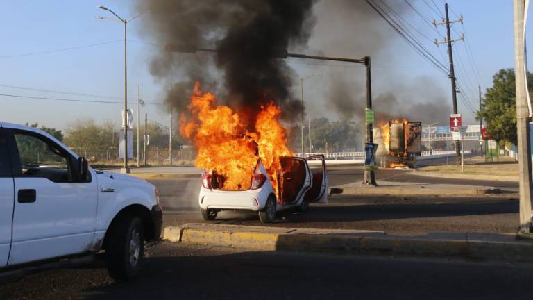 Jornada de violencia registrada durante este jueves en Culiacán, en el que se reporta la detención de un hijo de “El Chapo” Guzmán.