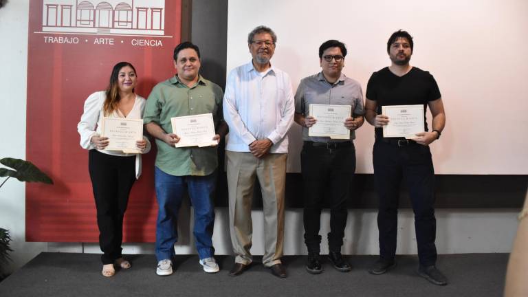 Heidi Sadat Sosa, Alfonso Aramís Franco, Élmer Mendoza, José Iván Rocha y Jorge Yair Robles.