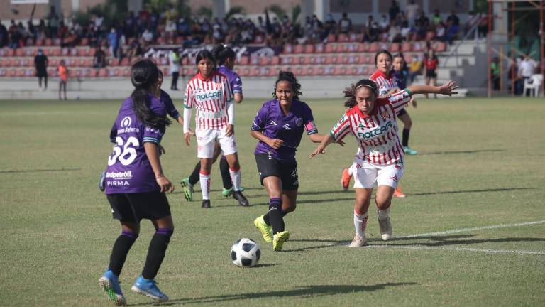 Mazatlán Femenil y Necaxa igualan en la Liga MX Sub 17.