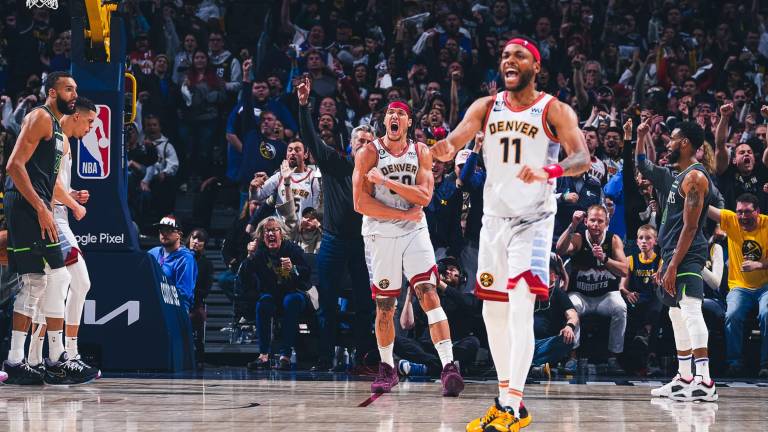 Los Denver Nuggets se instalaron en las semifinales de la Conferencia Oeste de la NBA.