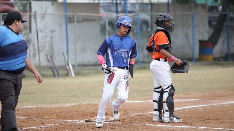 Dodgers El Tiro de Mazatlán cae ante Toros en la categoría Infantil Mayor.
