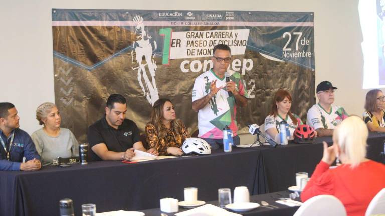 Directivos del Conalep dieron a conocer la fecha del evento de ciclismo de montaña.