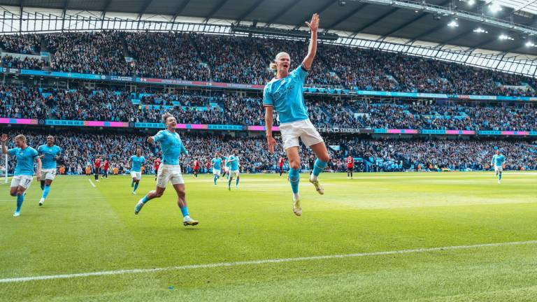 Erling Haaland lideró nuevamente la ofensiva del Manchester City.