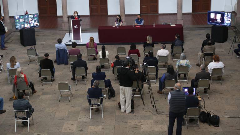 En el patio del Masin se llevó a cabo la instalación del Consejo Estratégico de Cultura.