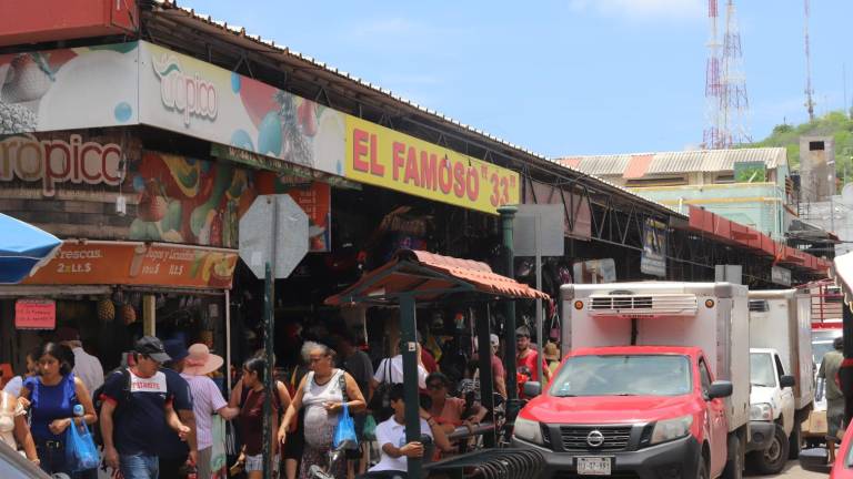 Los trabajos de canaletas comenzaron sobre la calle Melchor Ocampo, como parte de la primera etapa de modernización del mercado.