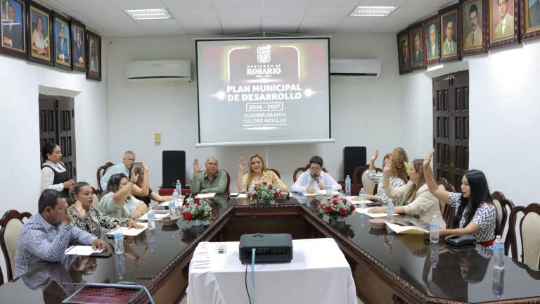 En sesión de Cabildo se aprobó el Plan Municipal de Desarrollo de Rosario.