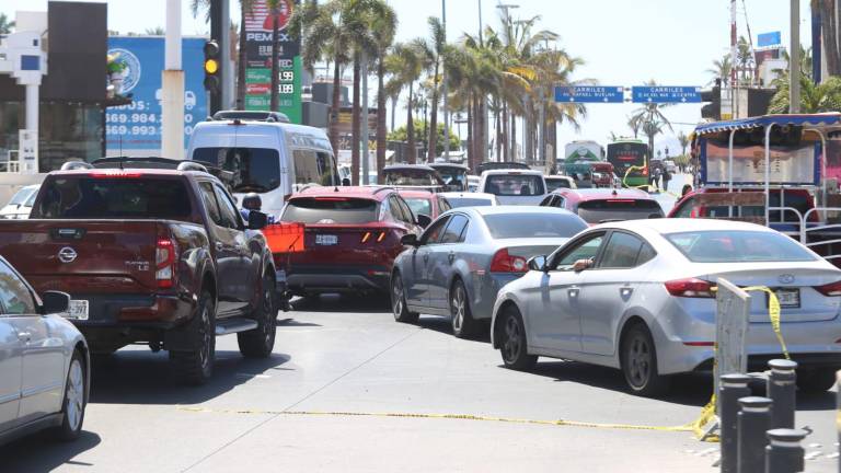 El congestionamiento vial se presenta se presenta más en la Avenida Camarón Sábalo.
