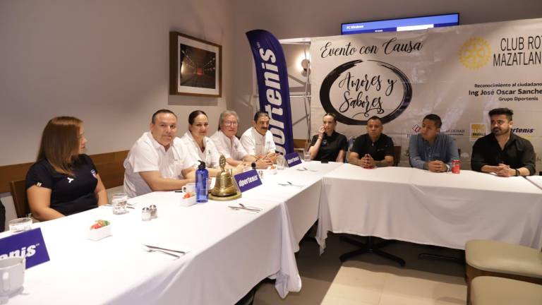 Con el fin de recaudar recursos para diversas causas, el Club Rotario Mazatlán Norte alista el evento con causa “Amores y Sabores”.