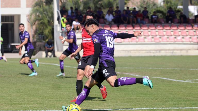 Los Cañoneros Sub 23 igualan a un gol.
