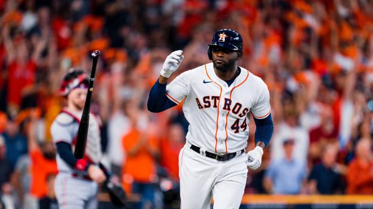 Yordan Álvarez conectó cuadrangular por los Astros de Hoouston.