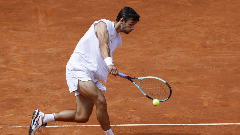 Lorenzo Musetti derrotó al griego Stefanos Tsitsipas en el Masters 1000 de Madrid.