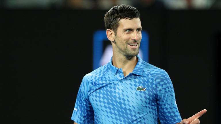 Novak Djokovic necesitó de tres sets para vencer y eliminar al español Roberto Carballés.