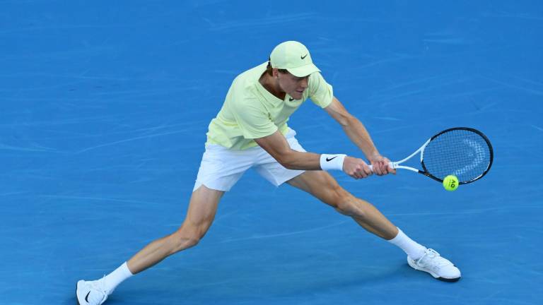 Jannik Sinner suma nueve victorias consecutivas en el Abierto de Australia.