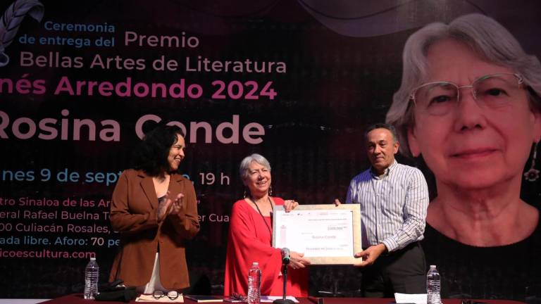 Rosina Conde ganó el Premio Inés Arredondo 2024.
