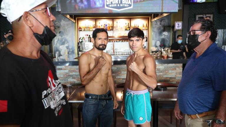 Roberto “Pollito” López y Pedro Guevara se declaran listos para su combate.