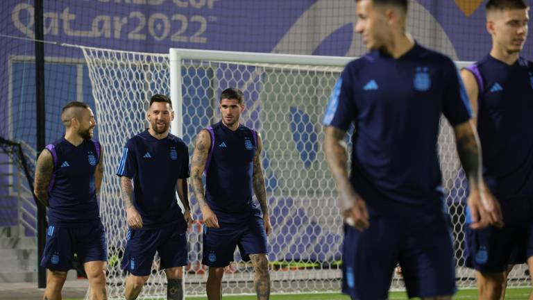 Argentina se prepara para su juego de este sábado.