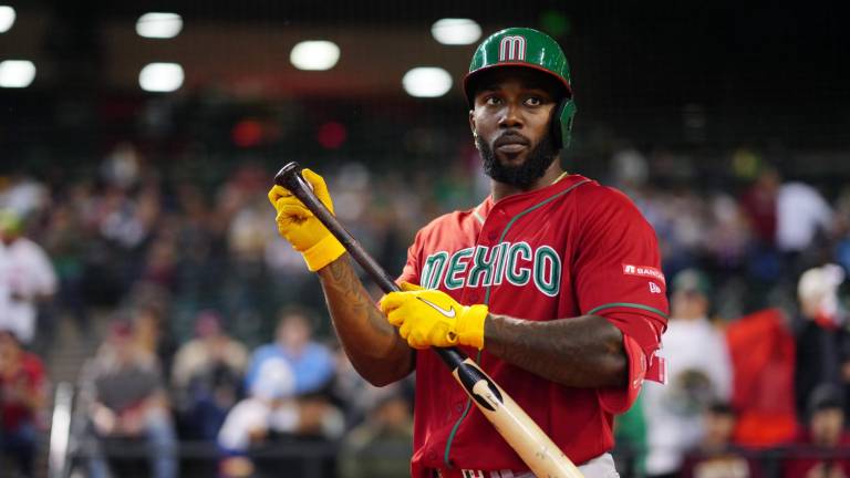 Randy Arozarena está contento con su trabajo en el Clásico Mundial de Beisbol.