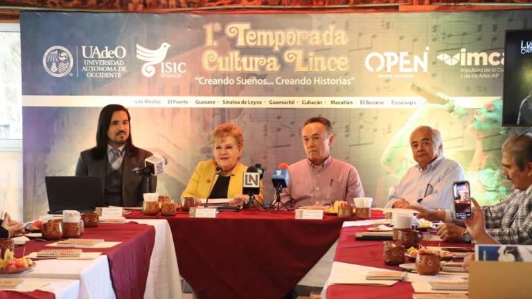 Autoridades de la UAdeO y el Isic dan detalles de la Temporada Cultural Lince.