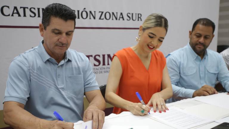 El documento fue firmado por la Presidenta Municipal, por el director general del Icatsin y otros funcionarios.