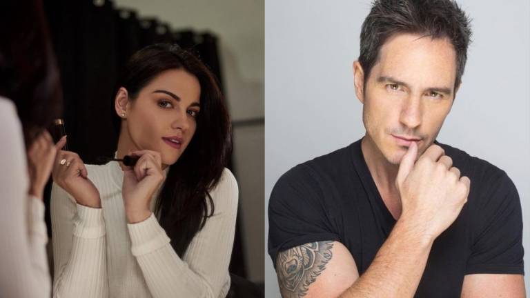 Los actores mexicanos Maite Perroni y Mauricio Ochmann se encuentran en Madrid para iniciar el rodaje de la película Sin ti no puedo, de Frank Ariza.