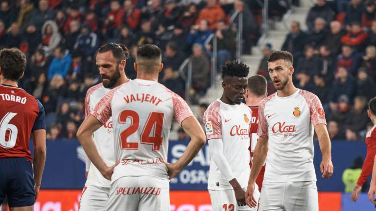 El Mallorca pierde por la mínima ante el Osasuna.