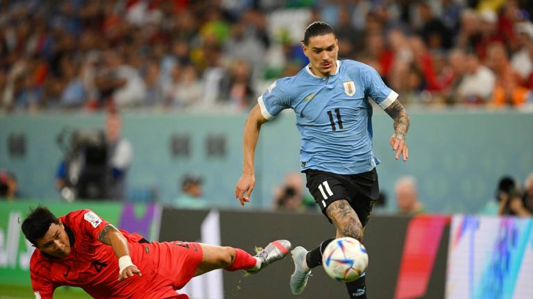 Uruguay y Corea del Sur se reparten puntos.