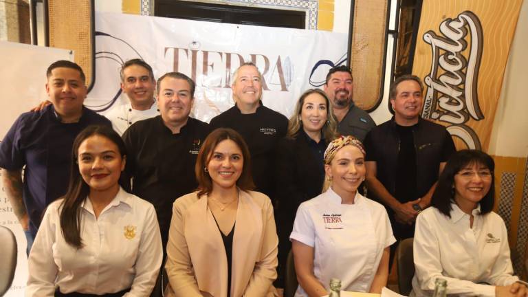 Presentación del movimiento gastronómico Tierra y Sal, que se llevará a cabo del 13 al 15 de marzo en Mazatlán.
