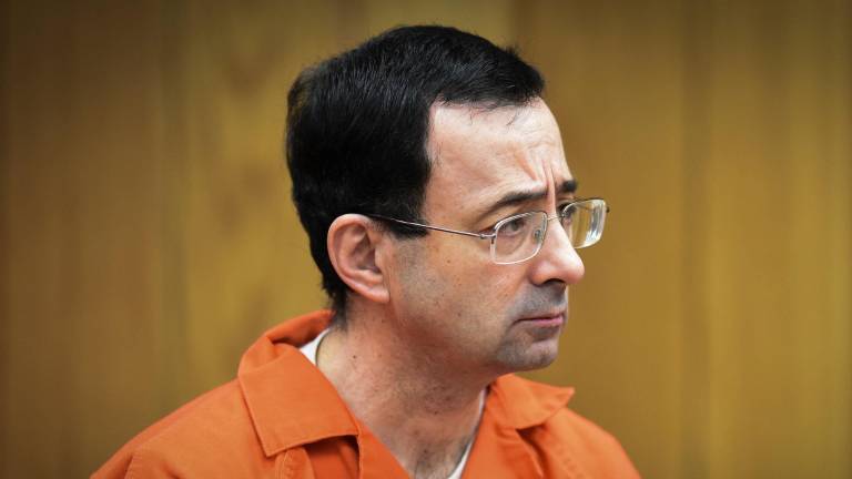 Larry Nassar, durante un juicio sobre el caso de abuso sexual a atletas menores de edad.