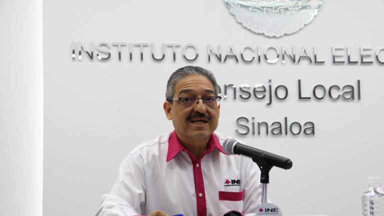 Jorge Luis Ruelas Miranda, vocal ejecutivo del Consejo Local del INE en Sinaloa.