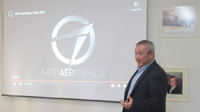 Presentación del Parque Aeroespacial de Mazatlán.