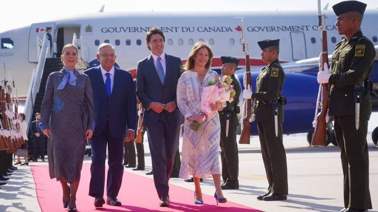 El Primer Ministro de Canadá Justin Trudeau es recibido en México por el Presidente Andrés Manuel López Obrador.