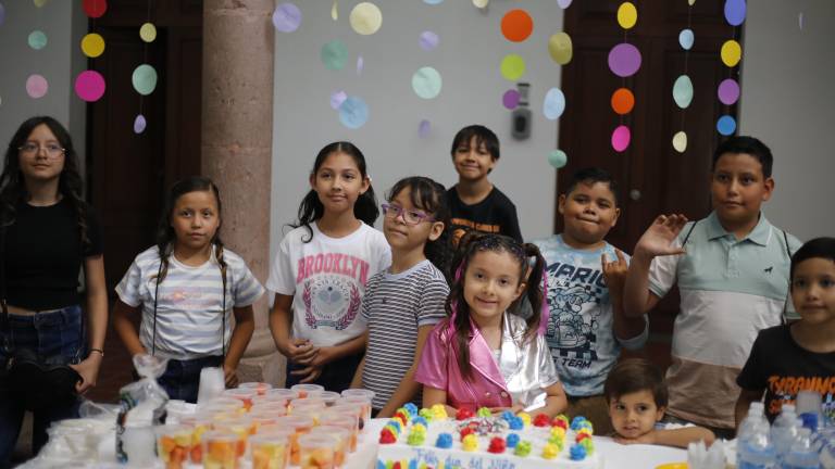 Los pequeños celebraron con pastel y divertidas actividades en el Masin.