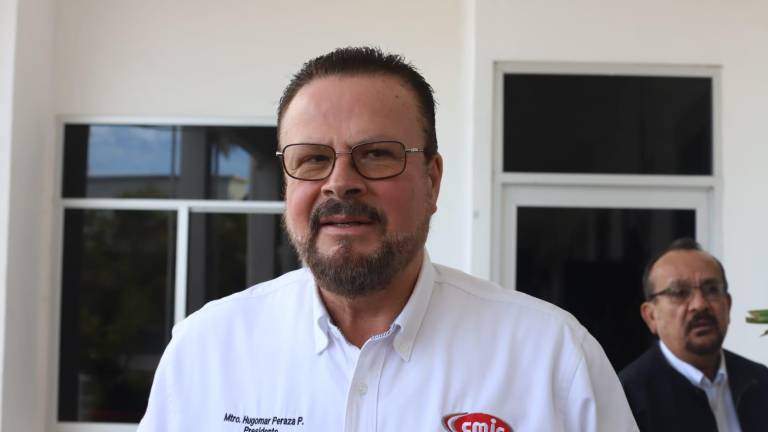 Hugomar Peraza Ponce, presidente de CMIC en la zona sur de Sinaloa, señala que algunas inversiones en construcción están en pausa.