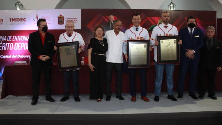 Los nuevos inmortales del deporte culiacanenses.