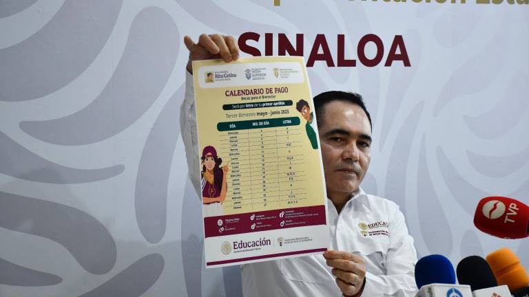 La Coordinación Estatal de Becas para el Bienestar en Sinaloa da a conocer el calendario de pagos.