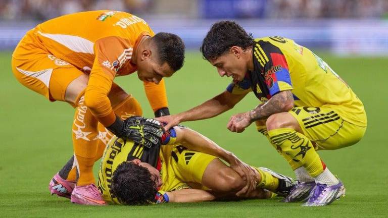 Dagoberto Espinoza sufrió la lesión la noche del sábado, durante el encuentro ante Rayados en Monterrey.