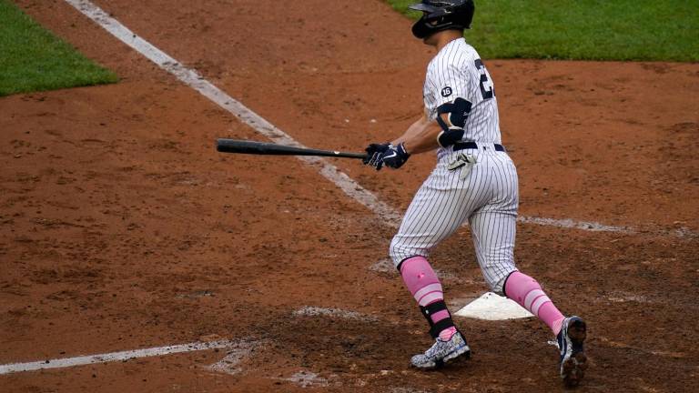 Giancarlo Stanton fue el héroe de los Yanquis en el duelo dominical.