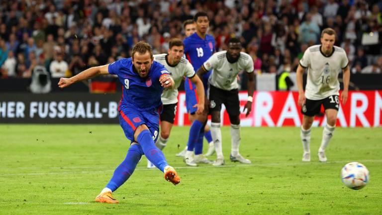 Harry Kane fue el autor del gol inglés ante los alemanes.