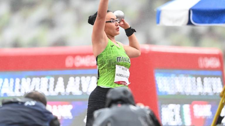 Rebeca Valenzuela en acción.