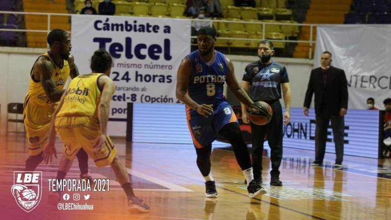 Steven Pledger disputó 40:25 minutos ante Dorados, aportando 25 puntos (6-10 TC), 6 rebotes y 2 asistencias por Potros.